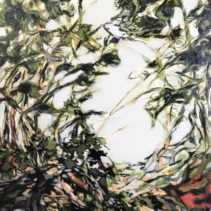 In or Out Snicket. 24 by 24 Oil on Canvas.